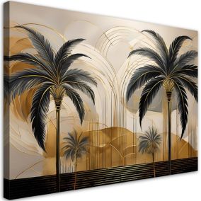 Obraz do salonu Feeby Palmy Krajobraz Tropikalny 100x70 cm 1szt