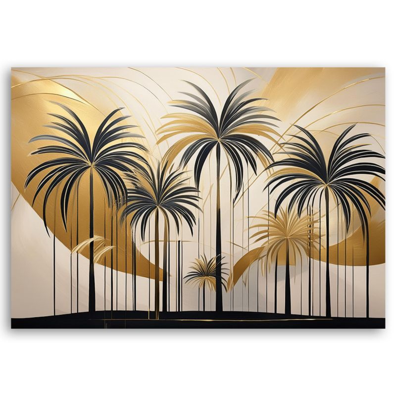 Obraz do salonu Feeby Palmy Tropikalne Rośliny Botaniczne 100x70 cm 1szt