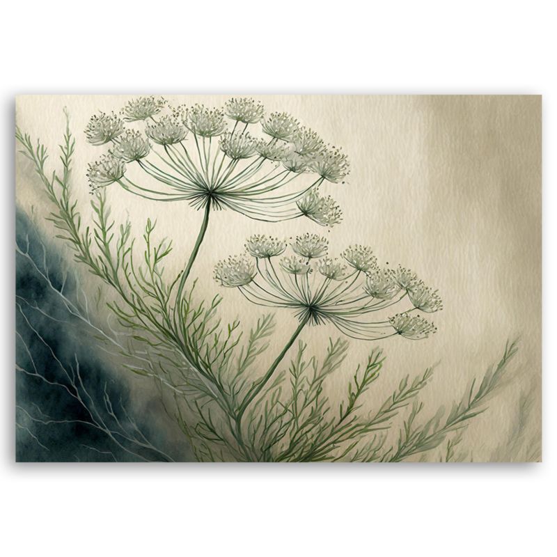 Obraz do salonu Feeby Rośliny Botanika Zielony 100x70 cm 1szt