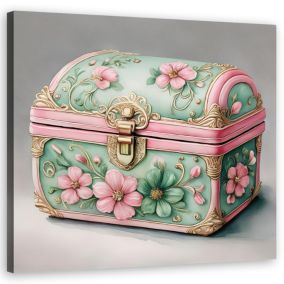 Obraz do salonu Feeby Skrzynia Retro Vintage 50x50 cm 1szt
