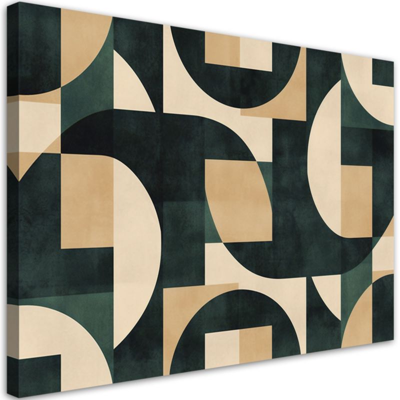 Obraz do salonu nowoczesny Feeby Geometryczna Mozaika Retro 90x60cm 1szt