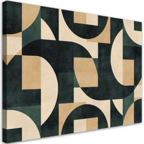 Obraz do salonu nowoczesny Feeby Geometryczna Mozaika Retro 90x60cm 1szt