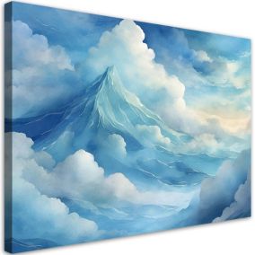 Obraz do salonu pokoju dziecka Feeby Niebieskie Niebo Chmury 90x60 cm 1szt