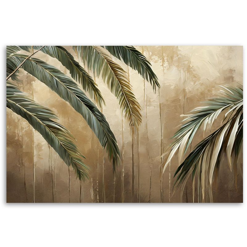 Obraz do salonu pokoju Feeby Tropikalne Palmy 100x70 cm 1szt
