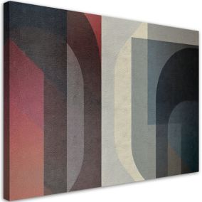 Obraz do salonu sypialni Feeby Abstrakcja Retro Kolorowa 100x70cm 1szt