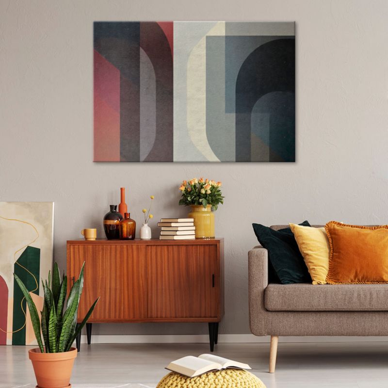 Obraz do salonu sypialni Feeby Abstrakcja Retro Kolorowa 100x70cm 1szt