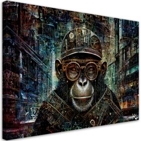 Obraz do salonu sypialni Feeby Abstrakcyjna Małpa 120x80 cm 1szt