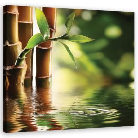 Obraz do salonu sypialni Feeby Bambus Zen 40x40 cm 1szt