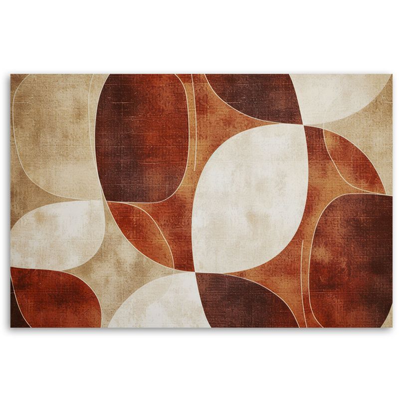 Obraz do salonu sypialni Feeby Beżowa Abstrakcja Vintage 100x70cm 1szt