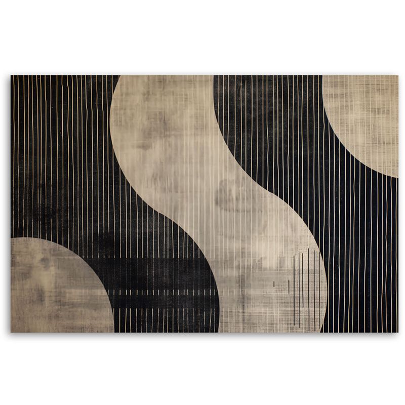 Obraz do salonu sypialni Feeby Beżowa Abstrakcja Vintage 90x60cm 1szt