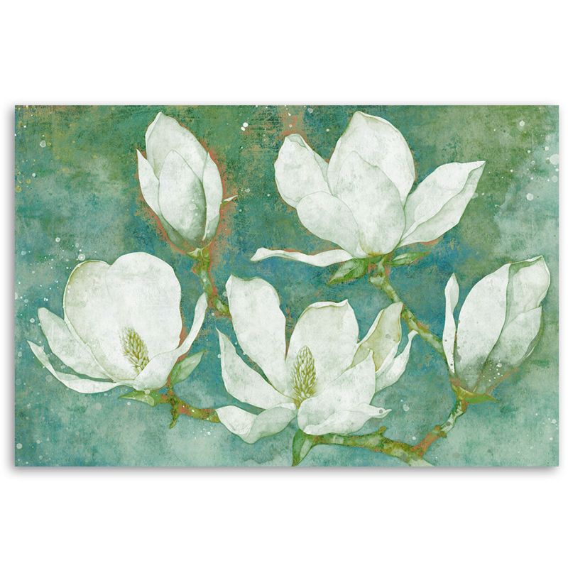 Obraz do salonu sypialni Feeby Białe Magnolie Abstrakcja 120x80 cm 1szt