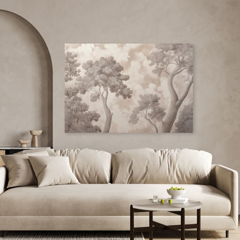 Obraz do salonu sypialni Feeby Drzewa Krajobraz Vintage 120x80 cm 1szt