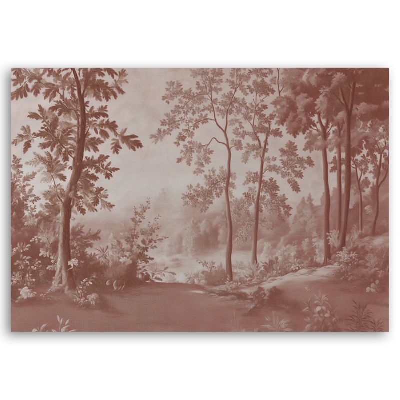 Obraz do salonu sypialni Feeby Drzewa Natura Las Brązowy 100x70 cm 1szt