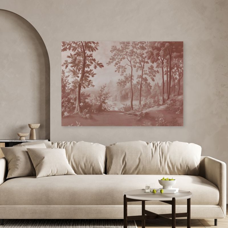 Obraz do salonu sypialni Feeby Drzewa Natura Las Brązowy 90x60 cm 1szt