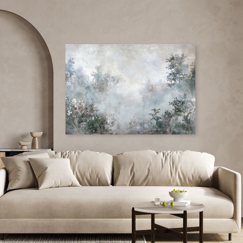 Obraz do salonu sypialni Feeby Drzewa Rośliny Mgła Boho 120x80 cm 1szt