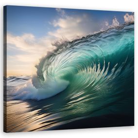 Obraz do salonu sypialni Feeby Fala Morska Natura 30x30 cm 1szt