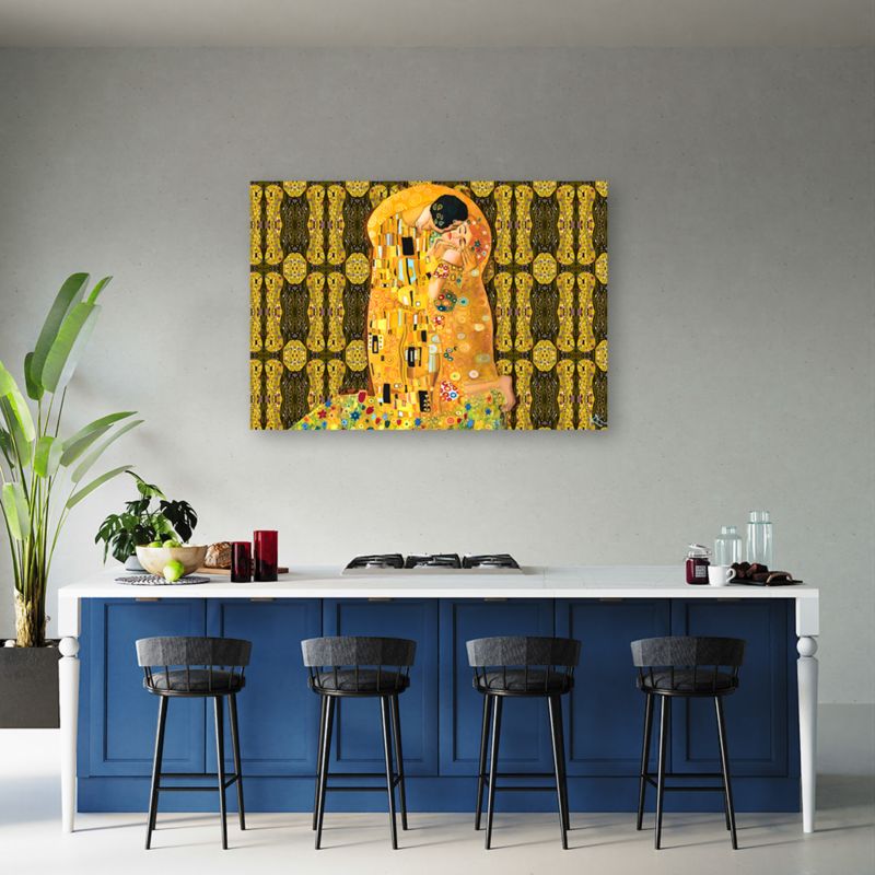 Obraz do salonu sypialni Feeby G.Klimt Spełnienie Kobieta Abstrakcja 60x40cm 1szt