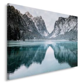 Obraz do salonu sypialni Feeby Góry Krajobraz Jezioro Turkusowy 120x80cm 1szt