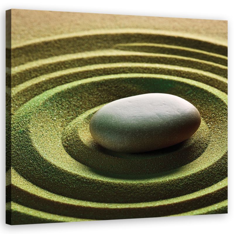 Obraz do salonu sypialni Feeby Kamień Zen Spa 60x60 cm 1szt