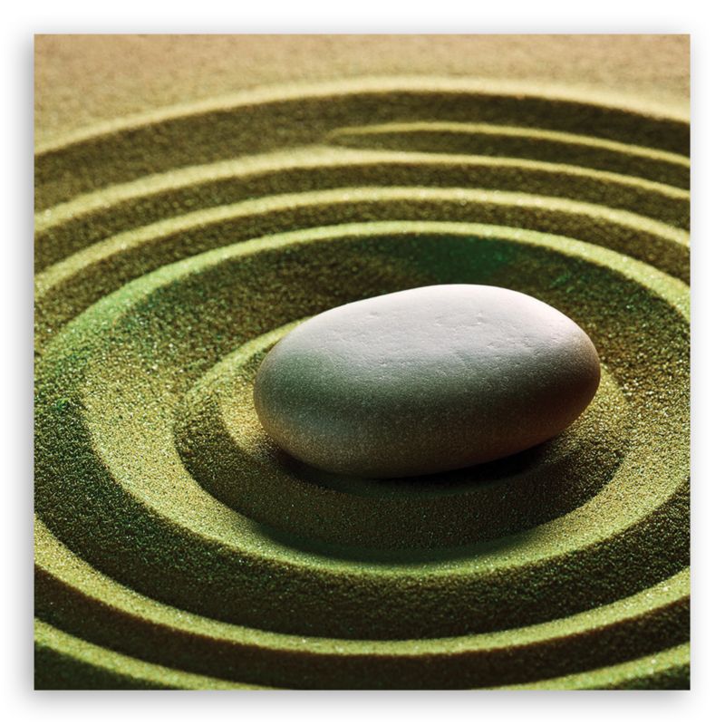 Obraz do salonu sypialni Feeby Kamień Zen Spa 60x60 cm 1szt
