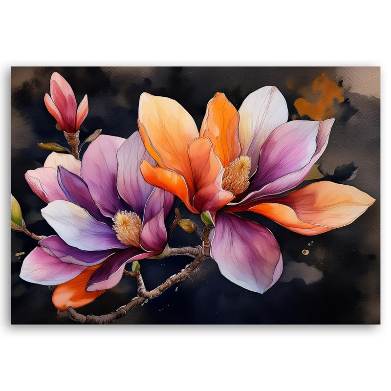 Obraz do salonu sypialni Feeby Magnolia Natura 120x80 cm 1szt
