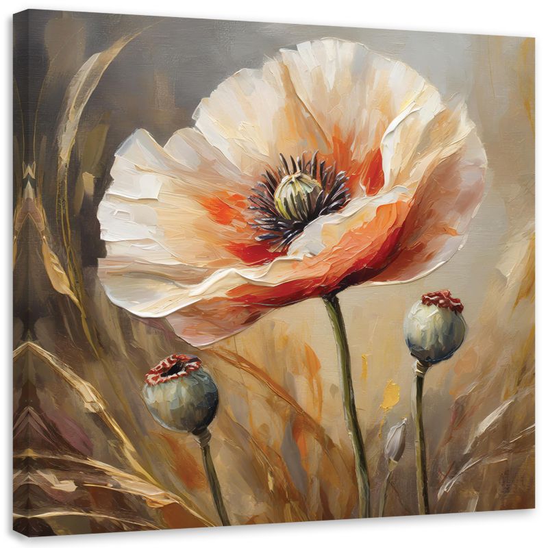 Obraz do salonu sypialni Feeby Maki jak malowane 60x60 cm 1szt