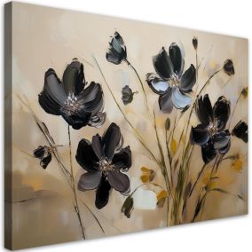 Obraz do salonu sypialni Feeby Malowane Kwiaty Maki 60x40 cm 1 szt