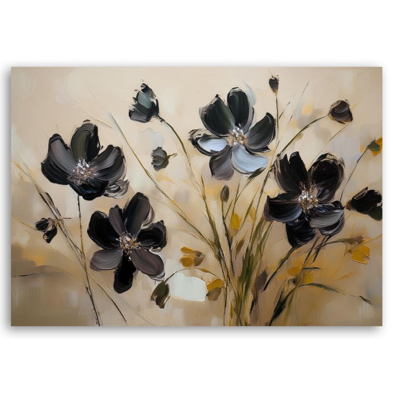 Obraz do salonu sypialni Feeby Malowane Kwiaty Maki 60x40 cm 1 szt