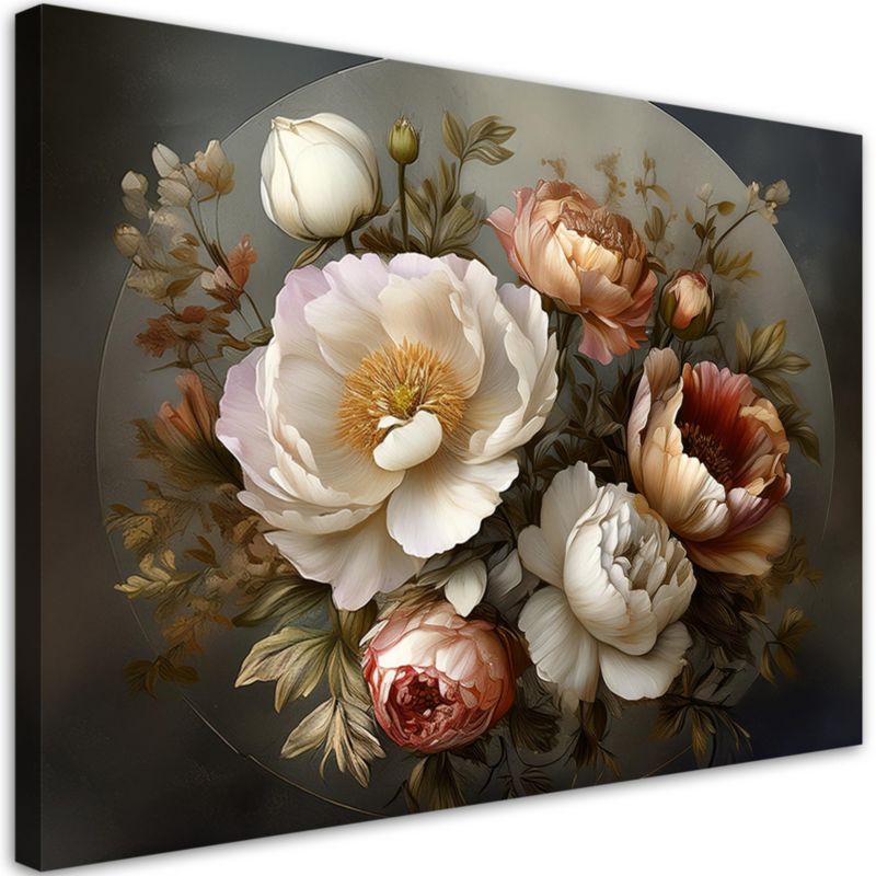Obraz do salonu sypialni Feeby Natura Botanika Kwiaty 90x60 cm 1szt