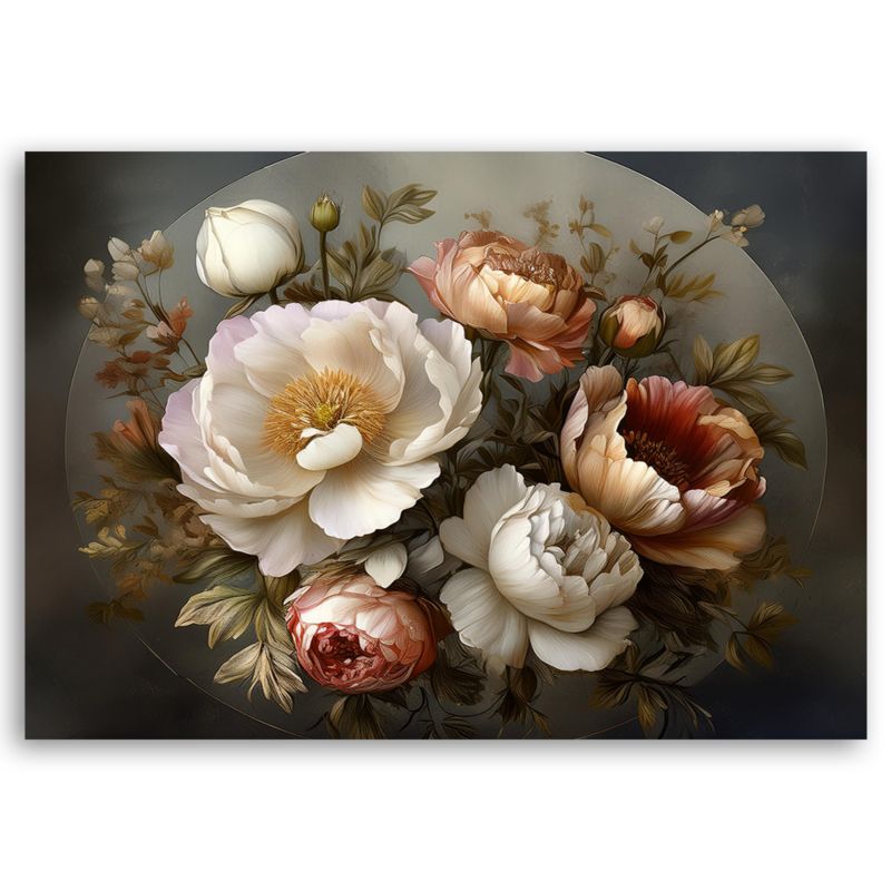 Obraz do salonu sypialni Feeby Natura Botanika Kwiaty 90x60 cm 1szt
