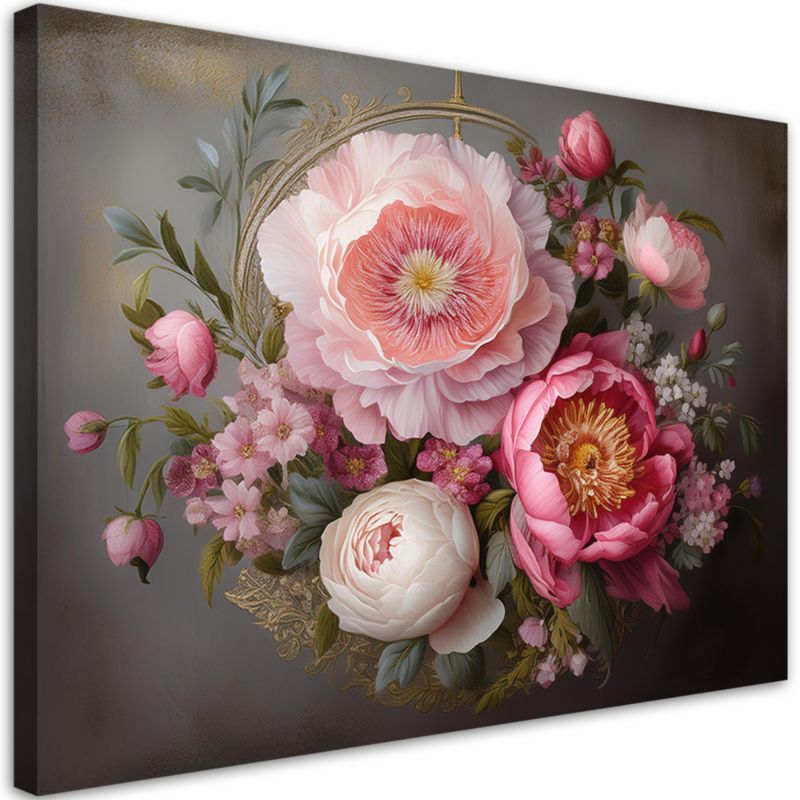 Obraz do salonu sypialni Feeby Naturalne Kwiaty Shabby Chic 60x40 cm 1szt