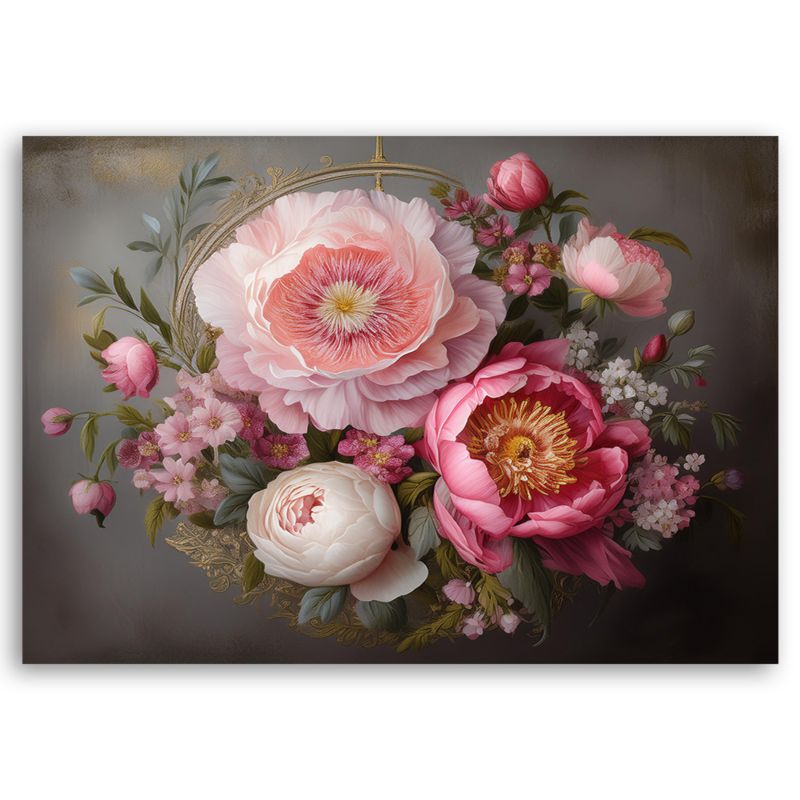 Obraz do salonu sypialni Feeby Naturalne Kwiaty Shabby Chic 60x40 cm 1szt