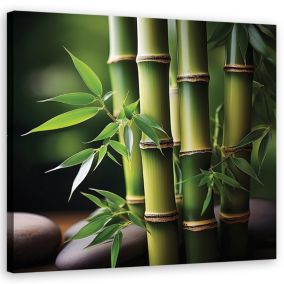 Obraz do salonu sypialni Feeby Orientalny Bambus Zen 60x60 cm 1szt