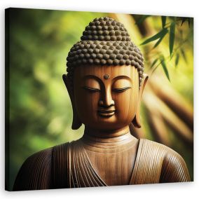 Obraz do salonu sypialni Feeby Posąg Buddy Zen 40x40 cm 1szt