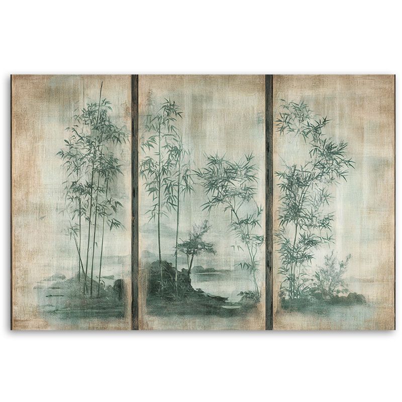 Obraz do salonu sypialni Feeby Rośliny Liście Natura Beżowy 60x40 cm 1szt