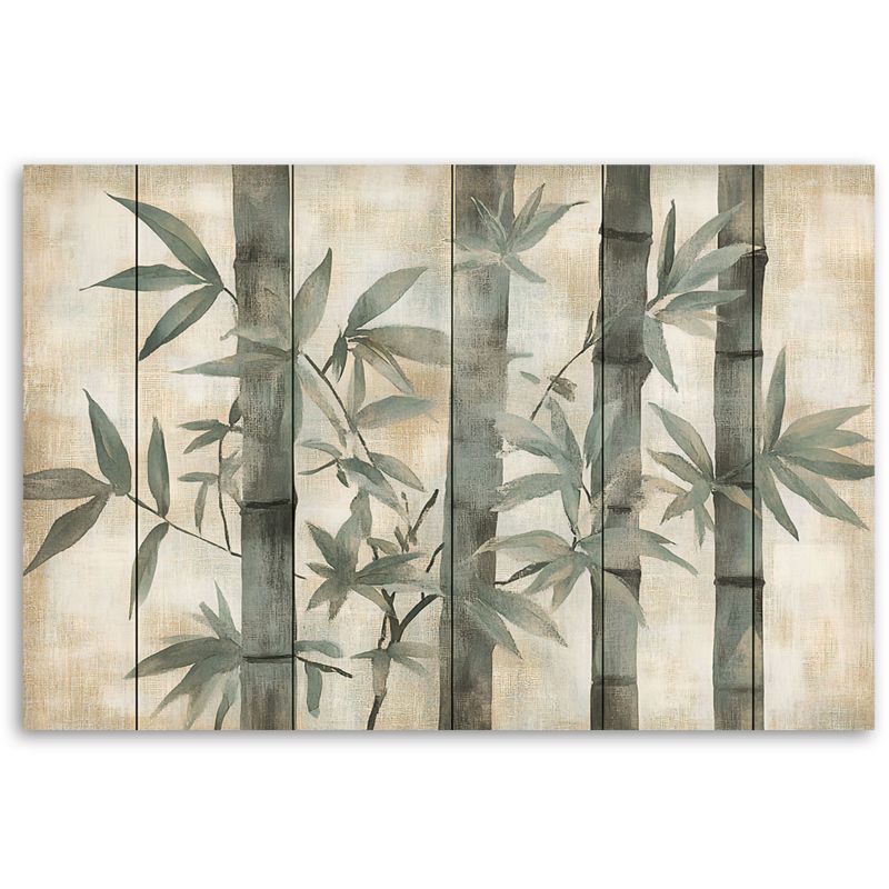Obraz do salonu sypialni Feeby Rośliny Liście Vintage Beżowy 100x70 cm 1szt