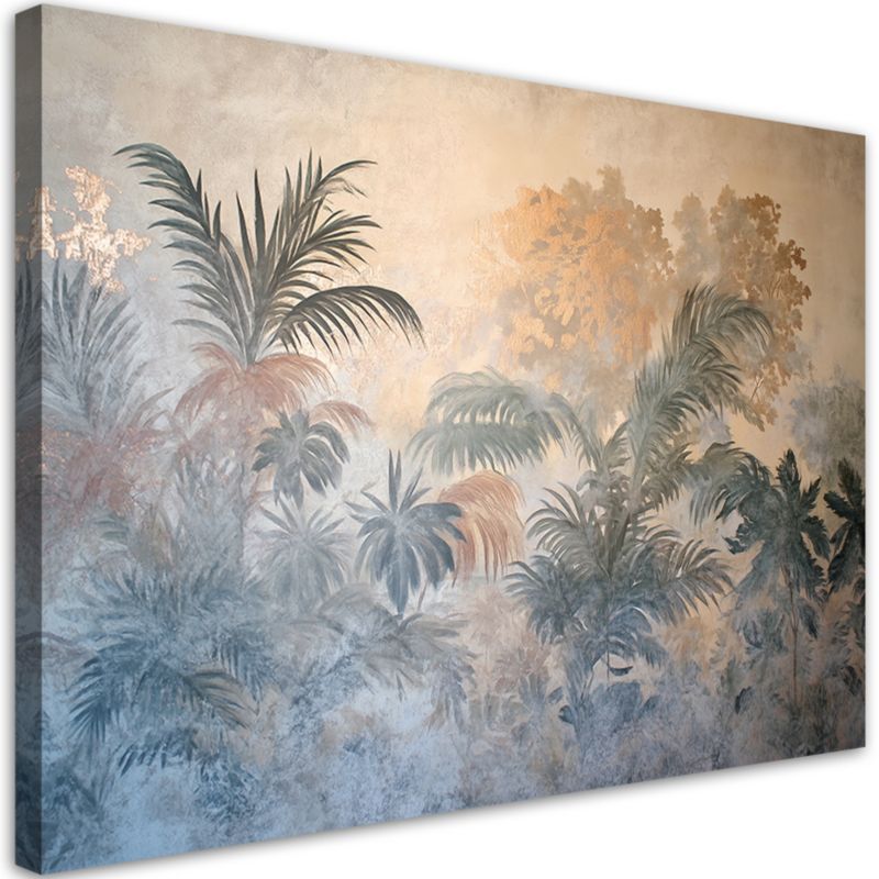 Obraz do salonu sypialni Feeby Rośliny Palmy Vintage 120x80 cm 1szt