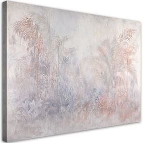 Obraz do salonu sypialni Feeby Rośliny we mgle Boho 120x80 cm 1szt