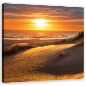 Obraz do salonu sypialni Feeby Zachód Słońca Plaża Natura 50x50 cm 1szt