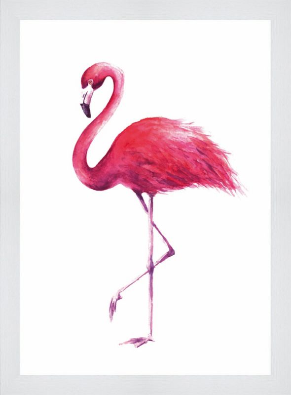Obraz Flaming różowy 21 x 30 cm