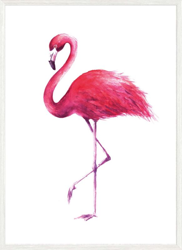 Obraz Flaming różowy 50 x 70 cm