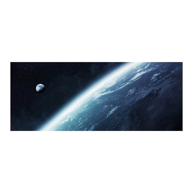 Obraz Glasspik Blue Halo 50 x 125 cm