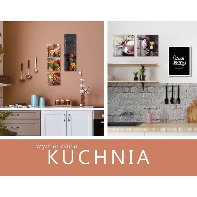 Obraz Glasspik Kitchen Pink 30 x 30 cm
