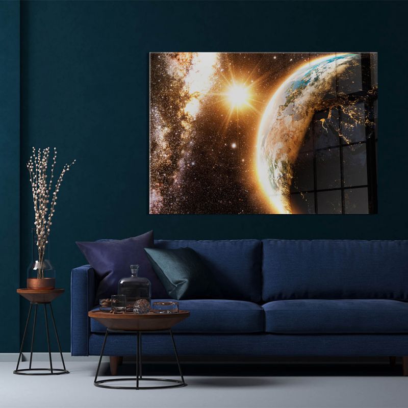 Obraz Glasspik Universe Metallic 80 x 120 cm