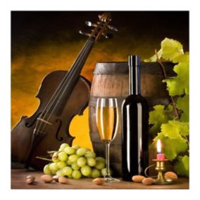 Obraz Glasspik Wino 30 x 30 cm 3