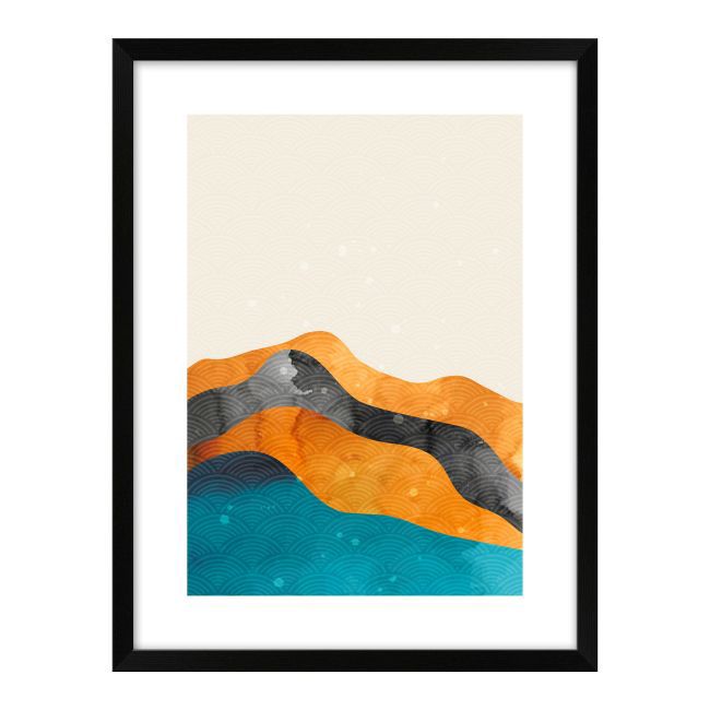 Obraz Kolorowe góry 30 x 40 cm wzór 1