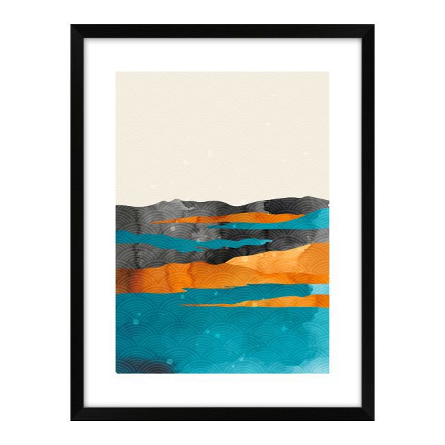 Obraz Kolorowe góry 30 x 40 cm wzór 2