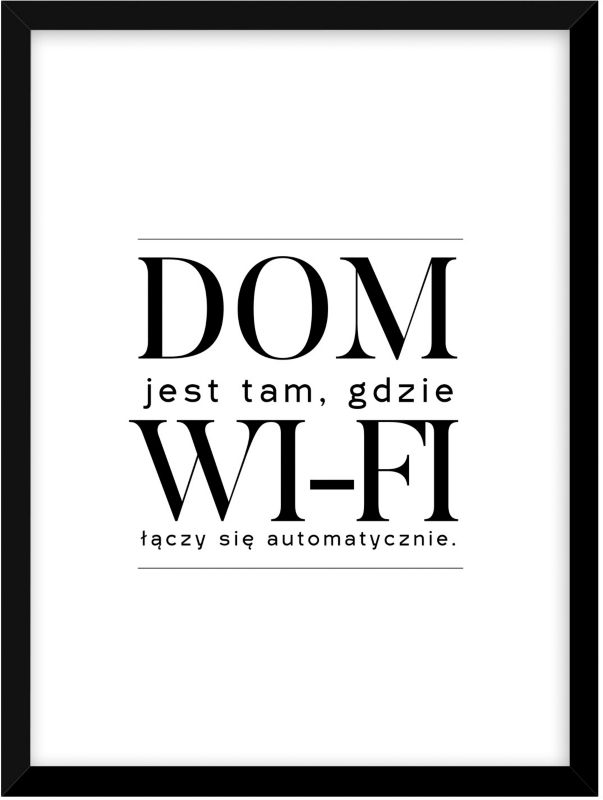 Obraz Modernpik Wi-Fi 30 x 40 cm
