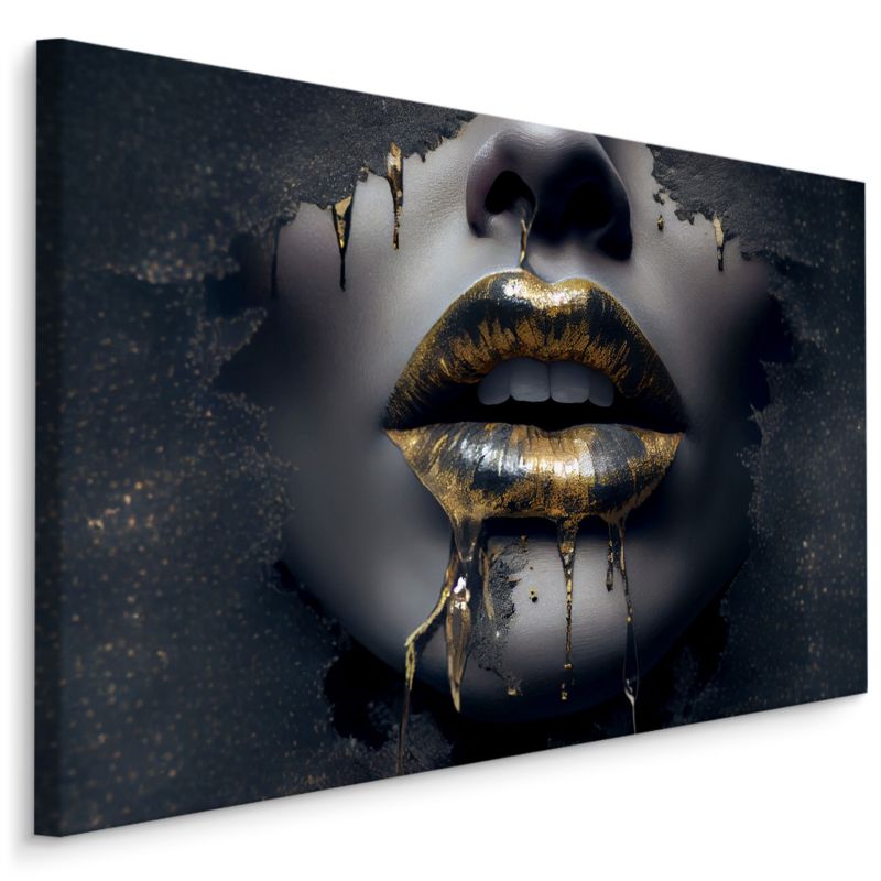 Obraz Muralo Kobieca Twarz Usta 90x60 cm 1 szt.
