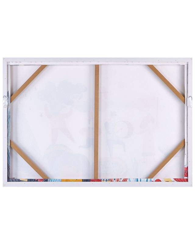 Obraz na płótnie Bibbiena Prostokątny 63 x 99 cm Dziecięcy Kolorowy 1 szt.